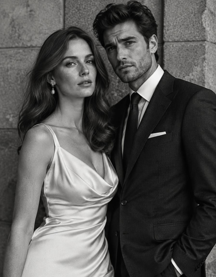 The Editorial portrait of Amelia and Julian